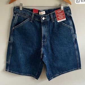 Signature by Levi Strauss Indigo Denim Utility Shorts